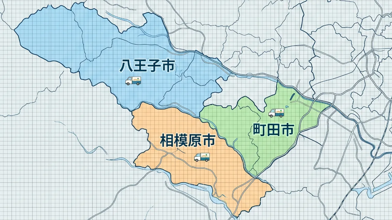 八王子市・町田市・相模原市